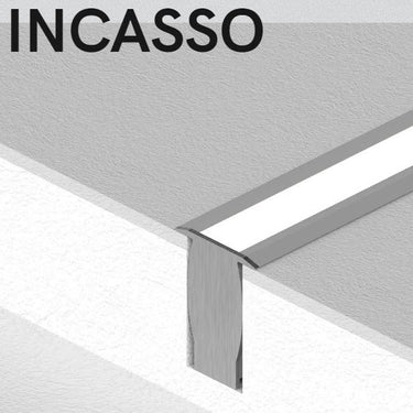 Profilo CESTAL00010 | alluminio anodizzato | Stealth light Profili Driver Strip Led